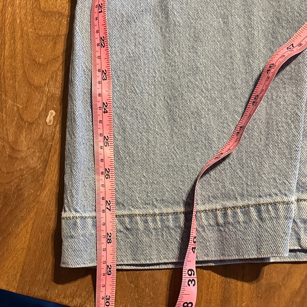 Ann Taylor Loft Palmer Wide Leg Crop Jeans in Light Vintage Indigo Wash 29/8 - Picture 7 of 7